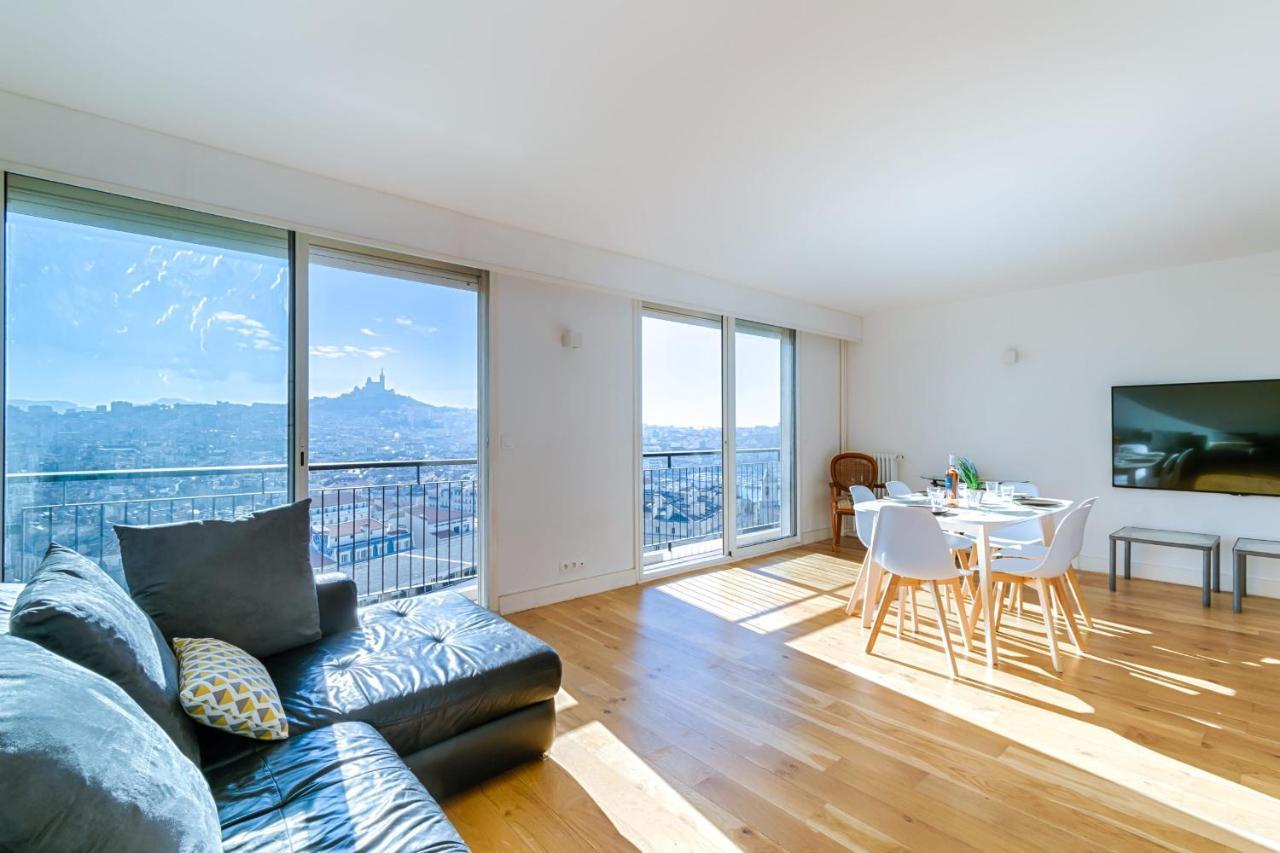 Vue Panoramique 360 Sur Tout Marseille - Air Rental Luaran gambar