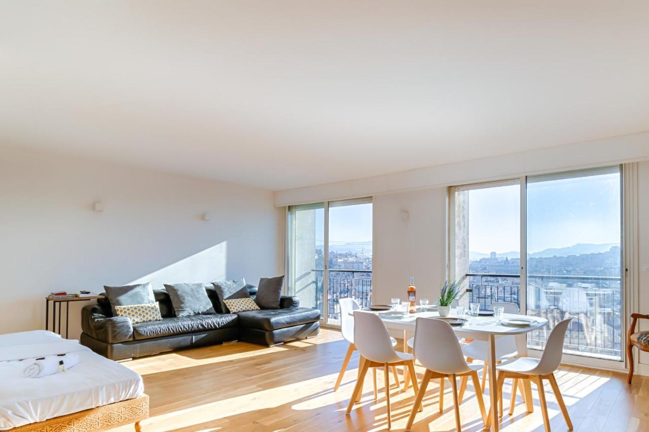 Vue Panoramique 360 Sur Tout Marseille - Air Rental Luaran gambar